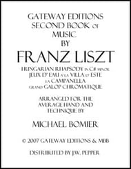 Second Book of Music of Franz Liszt piano sheet music cover Thumbnail